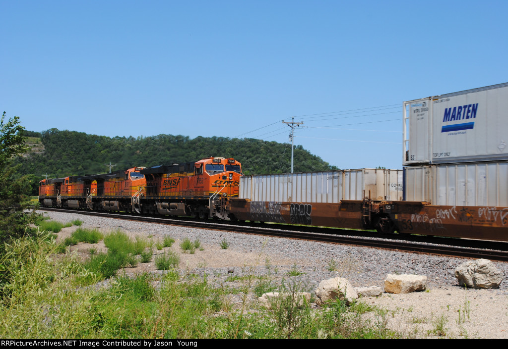 BNSF stack train